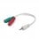 Gembird Cable de Audio Jack 3.5mm 2xHembra a Macho Blanco
