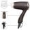 Sèche-cheveux de Voyage Pliable ProfiCare HT 3009 1400W 2 Températures 2 Vitesses Marron