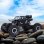 Aosom RC Crawler Carro Telecomandado Todo-o-Terreno Preto