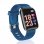 Fierro Sporty Reloj Smartwatch Curvo Azul