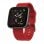 Fierro Campus IP67 Reloj Smartwatch Deportivo Negro/Rojo