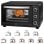 Clatronic MBG 3727 Horno Grill de Sobremesa Asador de Pollos 25L 1500W