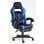 F36-2 Silla Gaming con Reposapiés Azul/Negra