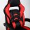 F36-2 Silla Gaming con Reposapiés Roja/Negra