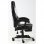F36-2 Cadeira Gaming com Apoio para Pés Branca/Preta