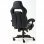 F36-2 Cadeira Gaming com Apoio para Pés Branca/Preta