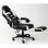 F36-2 Cadeira Gaming com Apoio para Pés Branca/Preta