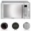 Bomann MWG 2281 H CB Microondas con Grill 23L 1300W Acero Inoxidable