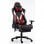 F004 Silla Gaming con Reposapiés Roja/Negra