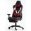 F004 Silla Gaming con Reposapiés Roja/Negra
