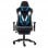 F004 Cadeira Gaming com Apoio para Pés Azul/Preta