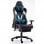 F004 Cadeira Gaming com Apoio para Pés Azul/Preta
