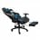 F004 Cadeira Gaming com Apoio para Pés Azul/Preta