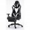 F004 Silla Gaming con Reposapiés Blanca/Negra