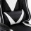 F004 Silla Gaming con Reposapiés Blanca/Negra