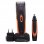 AEG HSM/R 5597 Cortapelos + Recortador Nariz y Orejas Negro/Naranja