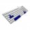 Mars Gaming Real Madrid Teclado Gaming Blanco
