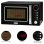 Clatronic MWG 790 Rock&Retro Micro-ondas com Grill 20L 700W Preto