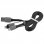 1Life pa:2in1 flat Clable USB/MicroUSB a Lightning 1m Negro