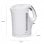 Clatronic WK 3445 Hervidor de Agua 1.7L 2200W Blanco