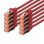 Digitus 10x Cable de Red Cat6 S/FTP S-STP 0.25 m Rojo