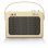Akai R150BT Radio Despertador Vintage Bluetooth Beige