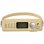 Akai R150BT Radio Despertador Vintage Bluetooth Beige