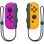 Set Joy-Con Nintendo Sinistra/Destra Viola Neon/Arancione Neon