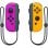 Gamepad Nintendo Joy-Con Morado Neón Naranja Bluetooth HD Rumble