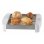 Grille-pain horizontal Jata TT587 1 fente longue 400 W Acier inoxydable et blanc