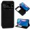 Cool Funda Flip Cover Liso Negro para Huawei P Smart Z