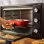 Mini Forno Jata HN945 Limpeza Manual 45L 2000W 4 Funções Preto Prata