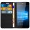 Avizar Funda Libro Negra para Microsoft Lumia 950
