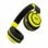 CoolBox CoolHead Auriculares Bluetooth Amarillo Lima