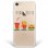 WoowCase Funda de Silicona Hamburguesa Refresco y Patatas para iPhone 8
