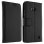 Avizar Funda Billetera Negra para Nokia Lumia 735/730