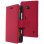 Avizar Funda Libro Billetera Roja para Nokia 930