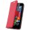 Avizar Funda Libro Billetera Roja para Nokia Lumia 640