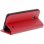 Avizar Funda Libro Billetera Roja para Nokia Lumia 640