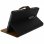 Avizar Funda Billetera de Cuero Negro para Nokia 5
