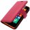 Avizar Funda Billetera Roja para Nokia Lumia 630/635