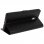 Funda Libro de Silicona Negra con Doble Ventana para Nokia 3