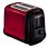 Tostapane Moulinex Subito LT261D 2 fessure 850 W Scongelamento Nero/Rosso