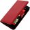 Avizar Funda Billetera de Color Rojo para Nokia Lumia 520/525