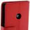 Avizar Funda Billetera de Color Rojo para Nokia Lumia 520/525