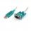 StarTech Cable Adaptador USB a Puerto Serie Serial RS232 DB9 0.9m