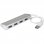 StarTech.com ST43004UA Schnittstellen-Hub USB 3.2 Gen 1 (3.1 Gen 1) Type-A 5000 Mbit/s Silber, Weiß