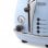 DeLonghi CTOV 2103.AZ Icona Vintage Tostadora 2 Ranuras 900W Azul