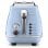 DeLonghi CTOV 2103.AZ Icona Vintage Tostadora 2 Ranuras 900W Azul