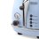Grille-pain vintage DeLonghi CTOV 2103.AZ 2 fentes 900 W Réchauffage Décongélation Bleu